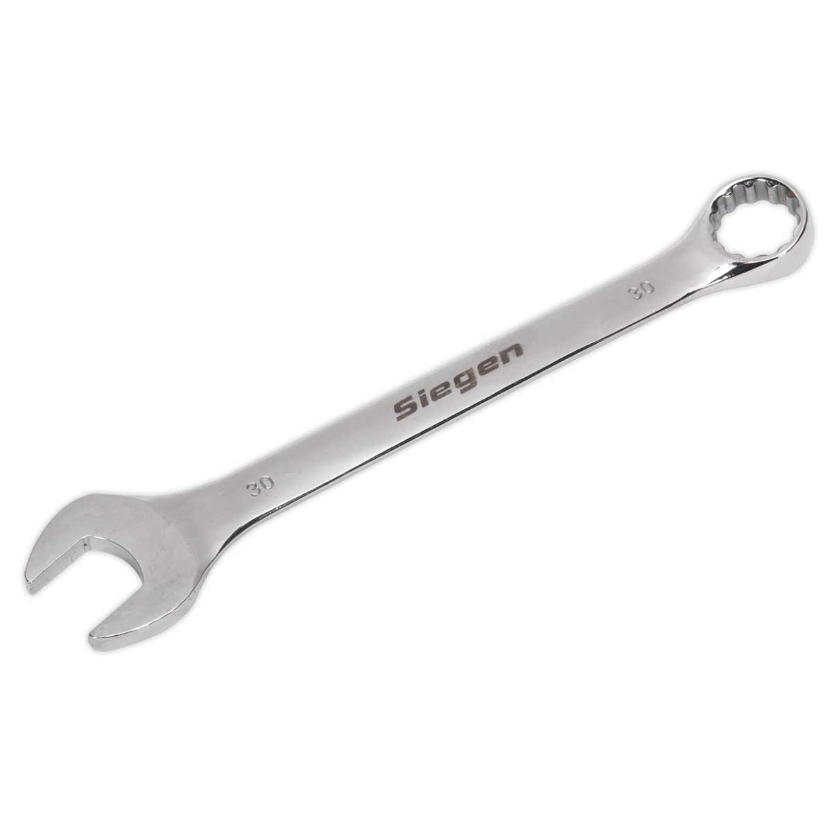 Sealey WallDrive Combi Spanner Chrome Vanadium Steel Polished Finish 30mm S01030