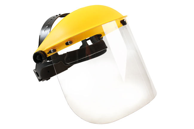 LASER TOOLS 2832 Safety Shield Reusable Face Visor For Fluids & Particles