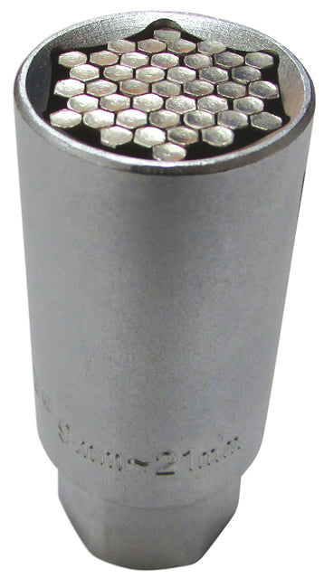 LASER 2856 Socket Wrench Insert 2" Drive 9-21mm Spanner Chrome Vanadium Steel