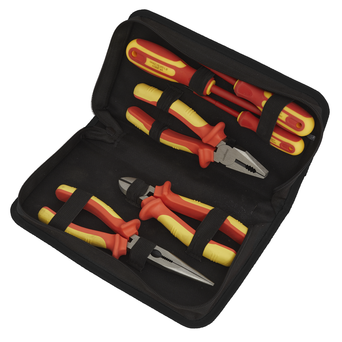 Sealey Electrical VDE Tool Set from Chrome Vanadium Steel 6 Pieces S01218