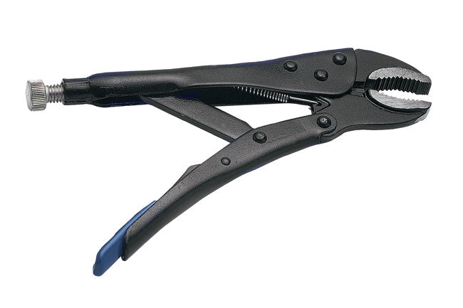 LASER 0213 Vise-Grip Pliers Wrench 7" 180mm Locking Jaws 35mm Black Anodised
