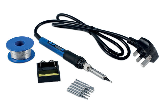 LASER 8456 80W Digital Temperature Control Soldering Iron Kit With 5 Tips