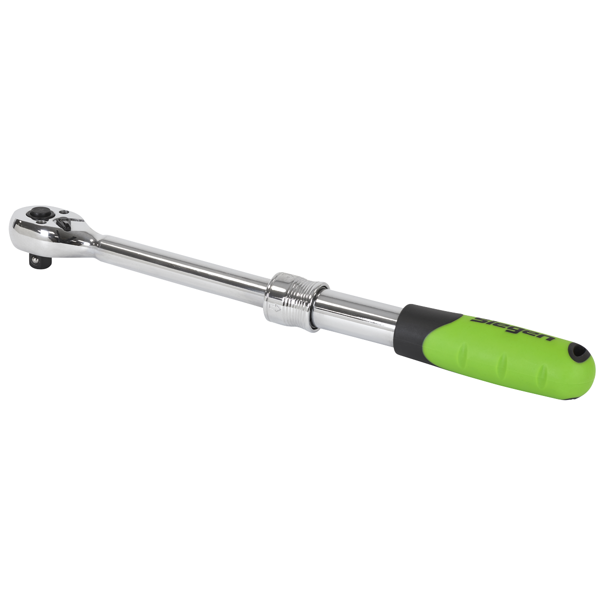 Sealey Siegen Extendable Ratchet Wrench 3/8" Square Drive Chrome Vanadium S01283