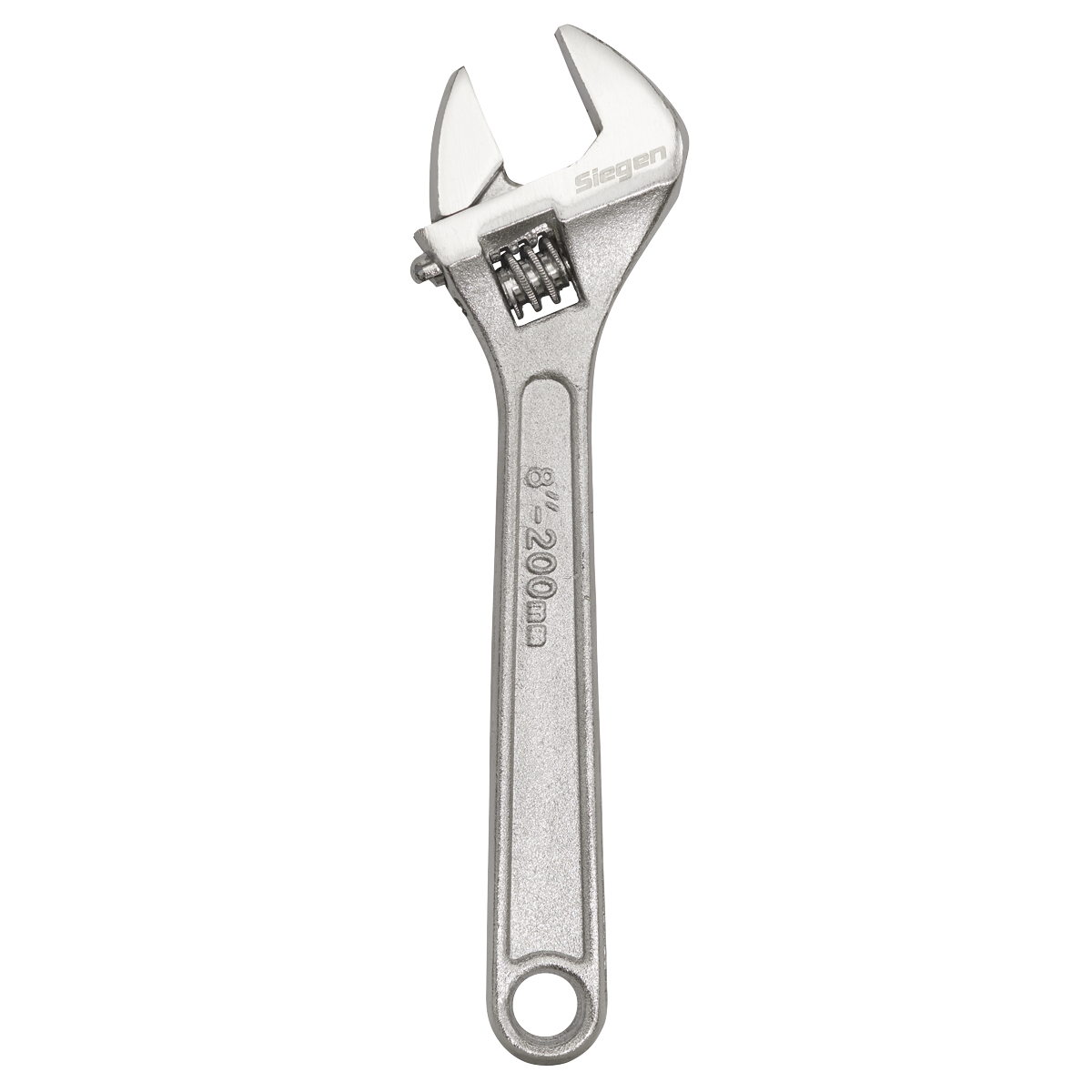 Sealey 200mm Adjustable Wrench Hand Tool Hardened & Heat Treated Steel S0451