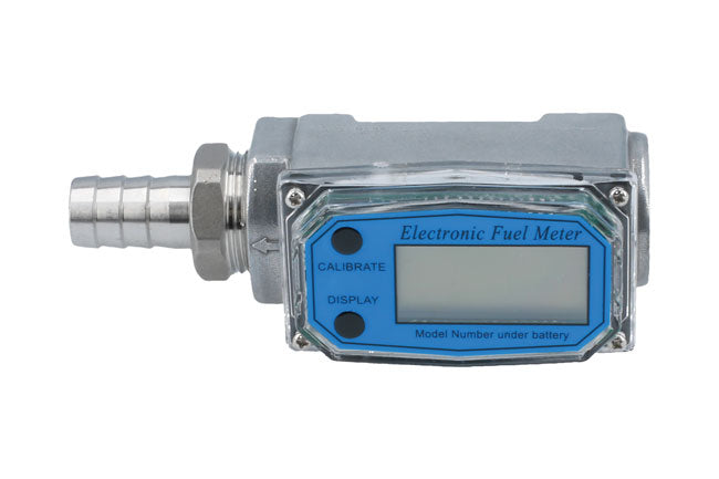 LASER 8470 Digital Inline Flow Meter Aluminium Body For Oil Diesel & AdBlue