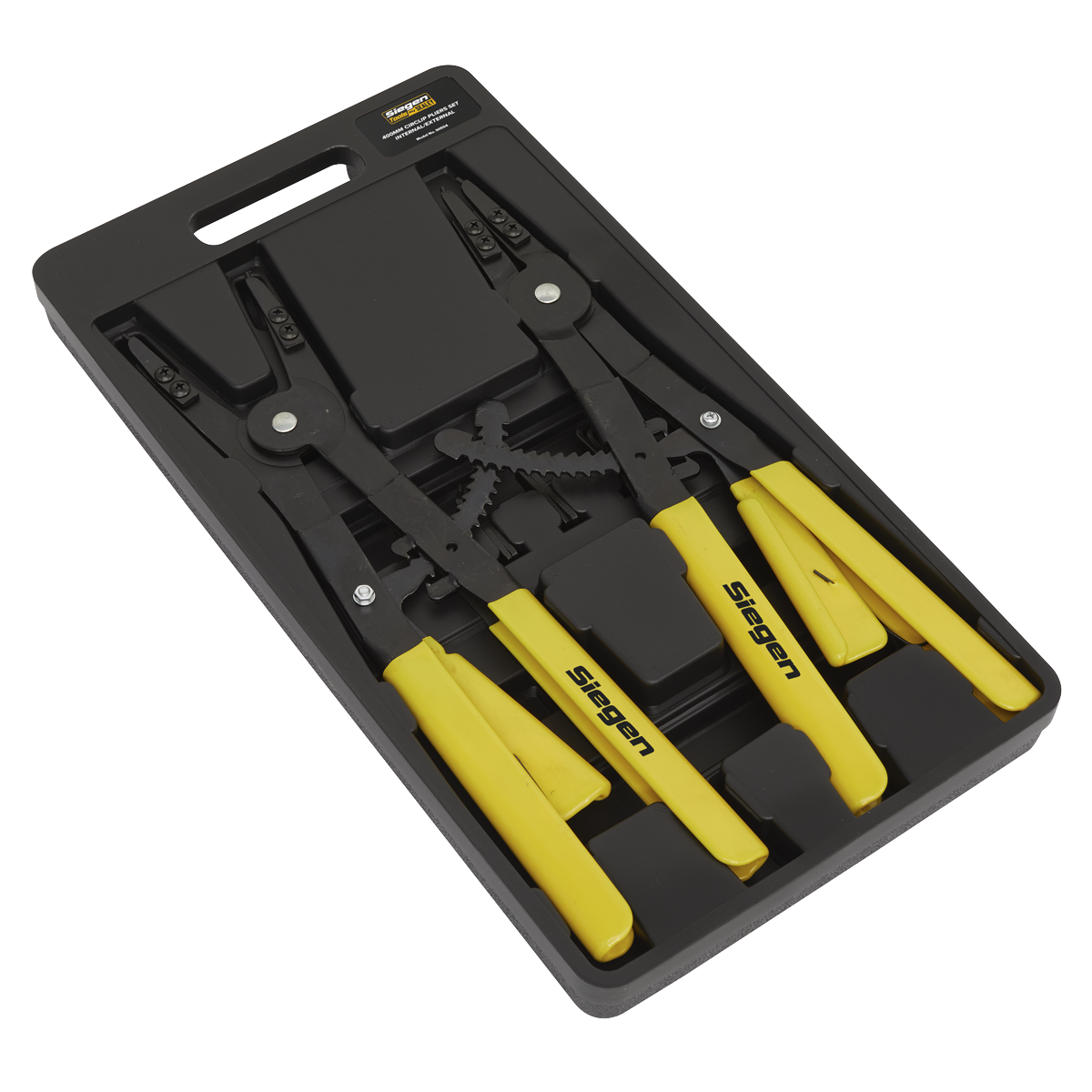 Sealey Circlip Pliers Set Internal/External With PVC Handles 400mm S0554