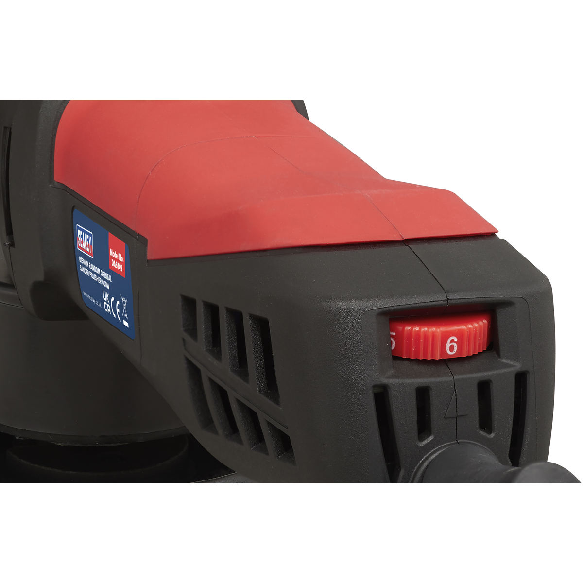 Sealey Random Orbital Dual Action Sander With Soft Grip 150mm 600W/230V DAS149