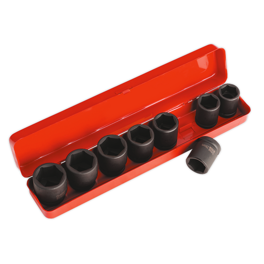 Sealey Impact Socket Set Anti Corrosion 8pc 3/4" Square Drive Metric AK77/9M