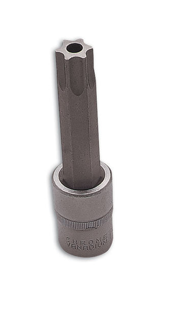 LASER 2902 Screwdriver T70 Torx Star Bit Tamperproof 1/2" Drive 105mm CRV Steel