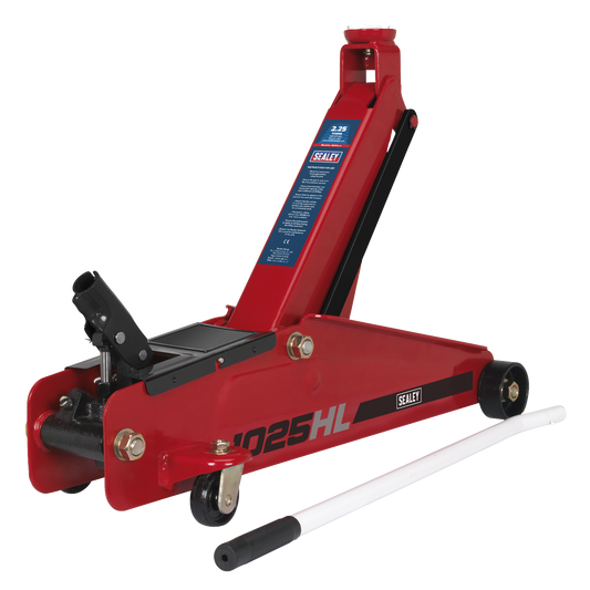 Sealey Tonne High Lift SUV Trolley Jack With Super Rocket Lift Red 1025HL