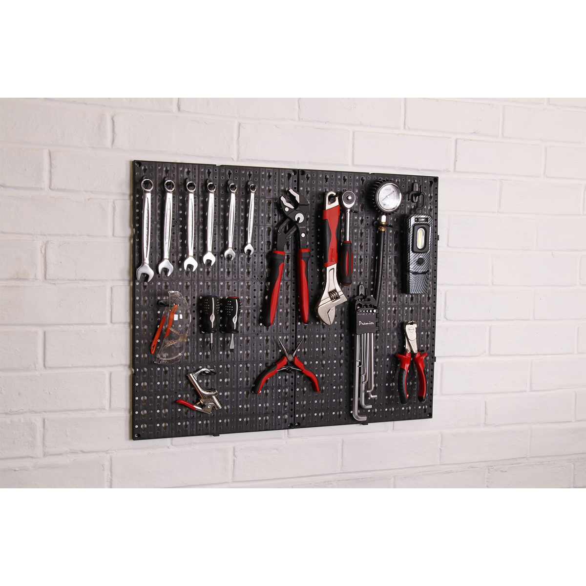 Sealey Composite Pegboard Set Wall Mountable 2 Pieces 495 x 305mm S0765