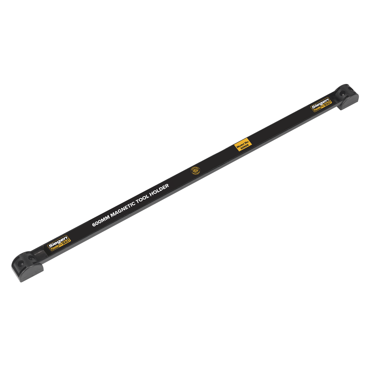 Sealey Tool Holder Magnetic 600mm Wall or Toolbox Mounting - Black S0906