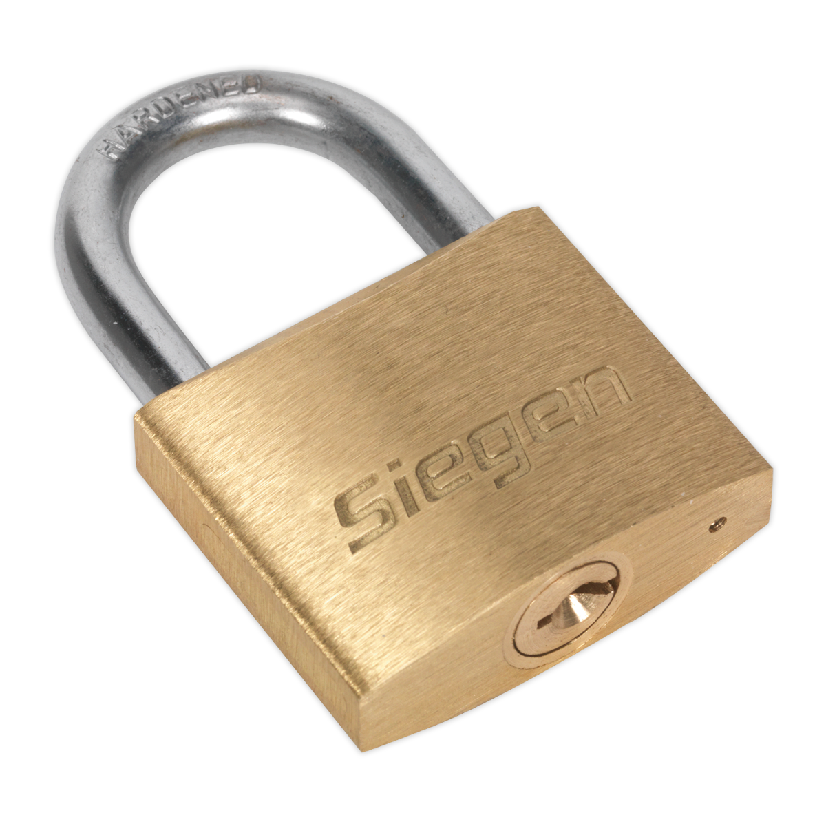 Sealey 40mm Brass Body Padlock With Brass Cylinder & Three Keys Lock Set S0987