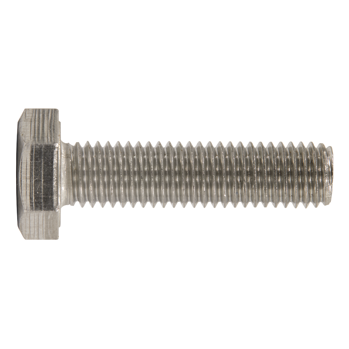 Sealey Stainless Steel Hex Head Set Screw DIN 933 M10 X 40 A2 25 Pieces S1040
