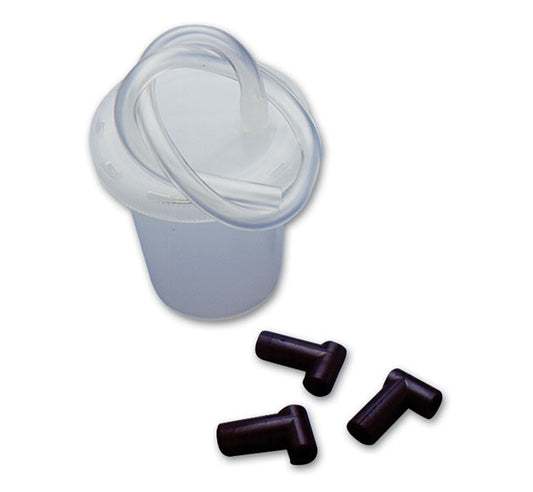 LASER 2906 Brake Bleed Catch Bottle Kit Nylon With 3 Adapters For Brake Fluid