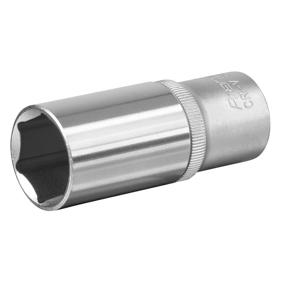 Sealey WallDrive Socket 24mm Deep 1/2" Square Drive Chrome Vanadium Steel S1224D