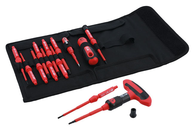 LASER 8527 16Pcs Screwdriver VDE Insulated Interchangeable Set IEC60900:2018