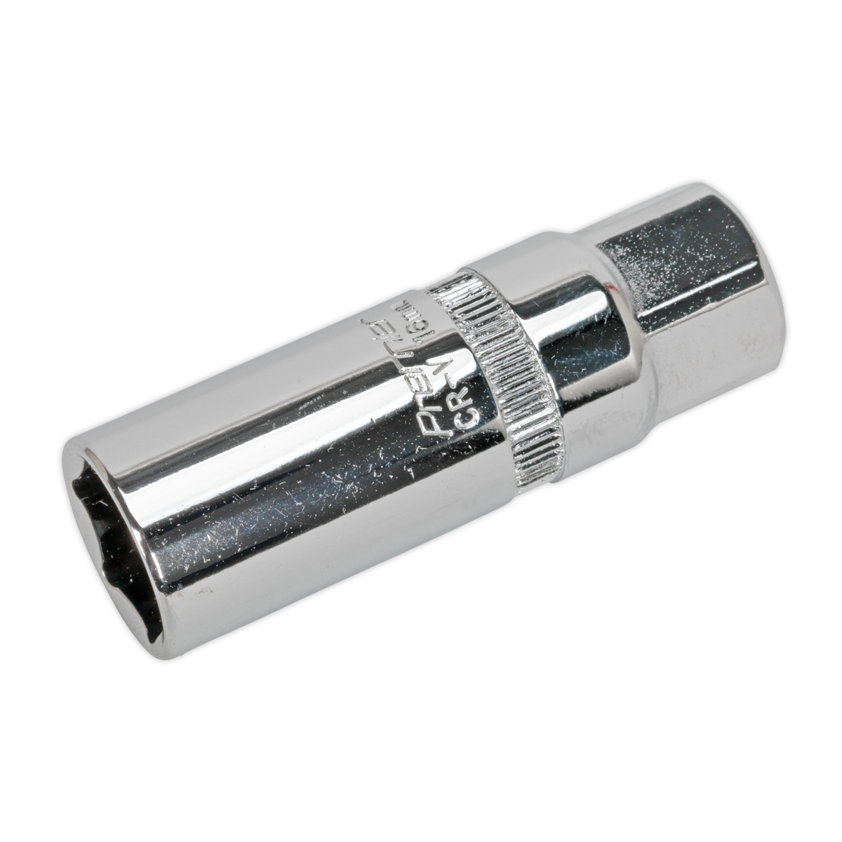 Sealey Spark Plug Socket 16mm 1/2" Square Drive Chrome Vanadium Steel S12SP10