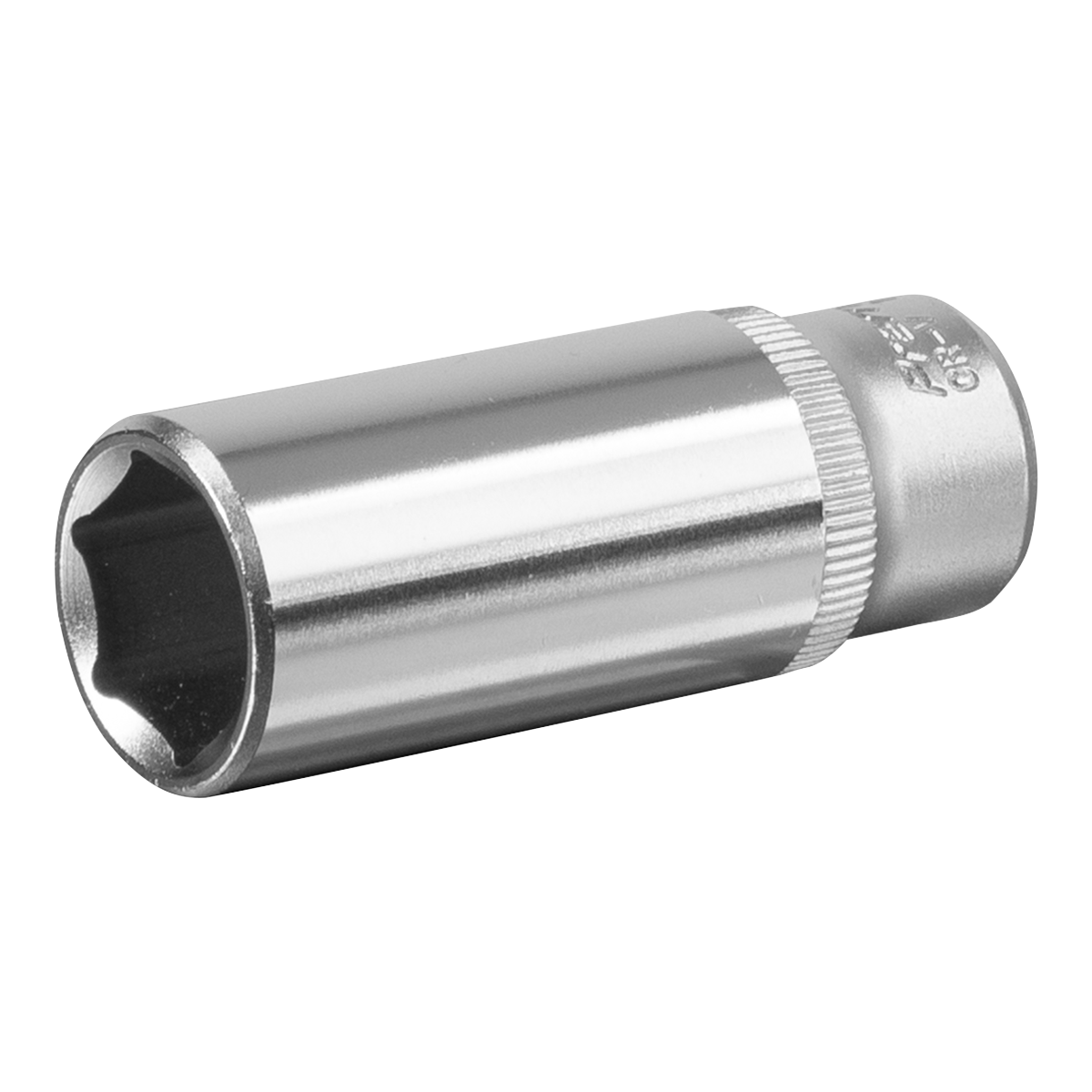 Sealey WallDrive Socket 14mm Deep 1/4" Square Drive Chrome Vanadium Steel S1414D