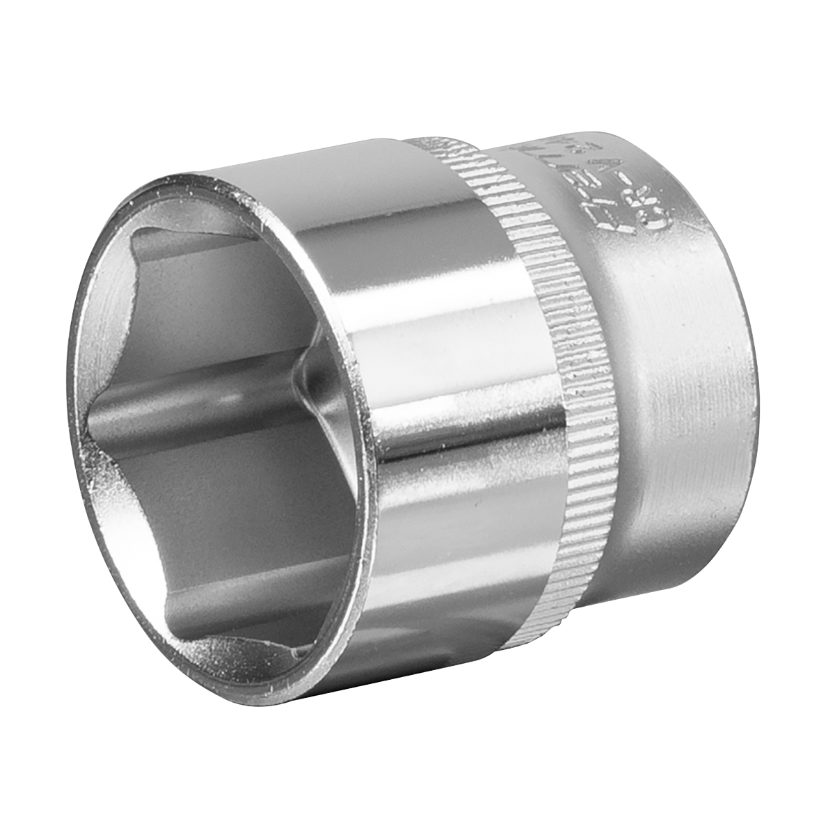 Sealey WallDrive Socket 24mm 3/8" Square Drive Chrome Vanadium Steel S3824