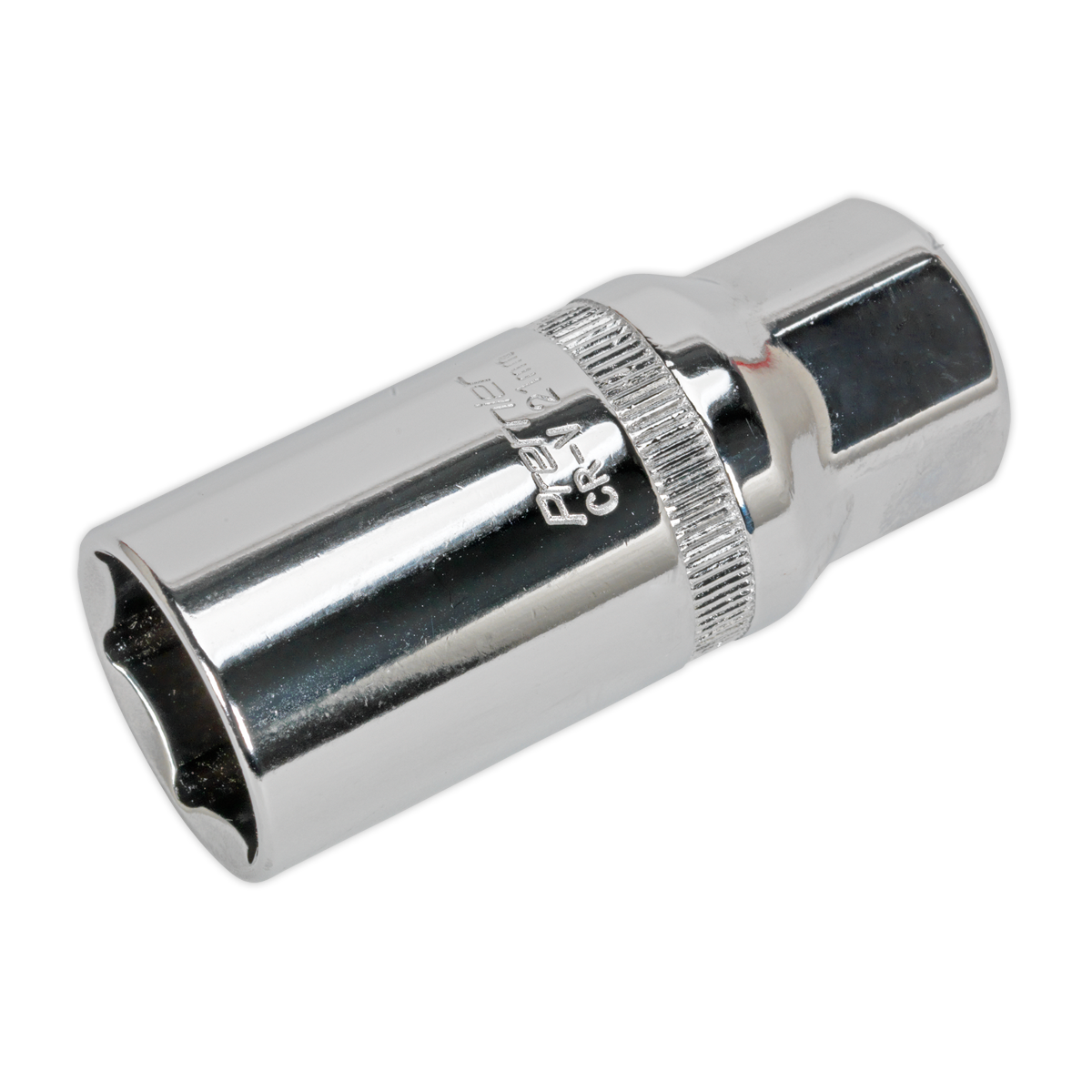 Sealey Spark Plug Socket 21mm 3/8" Square Drive Chrome Vanadium Steel S38SP14