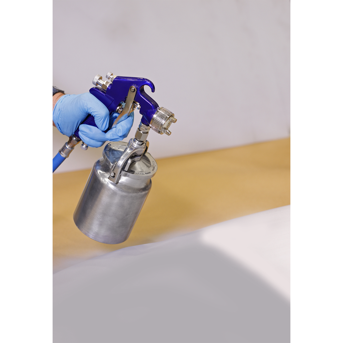 Sealey Suction Feed Spray Gun 1.7mm Set-Up Maintenance Tools Included S717