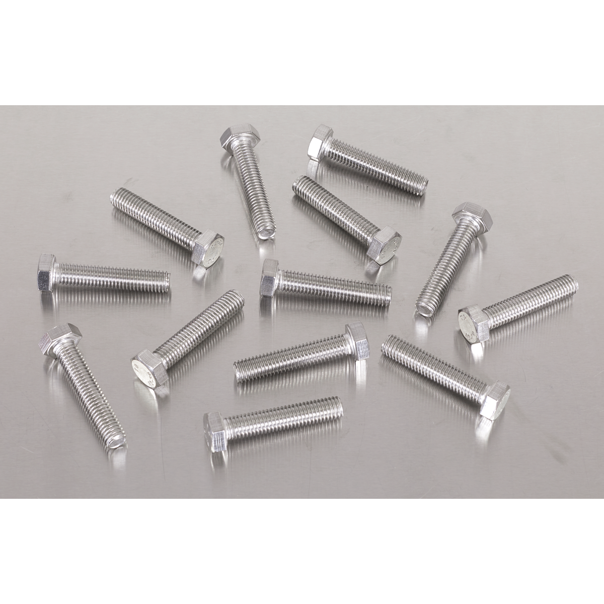 Sealey Stainless Steel Set Screw Din 933 M8 x 1.25 Pitch 50 Pieces S840S