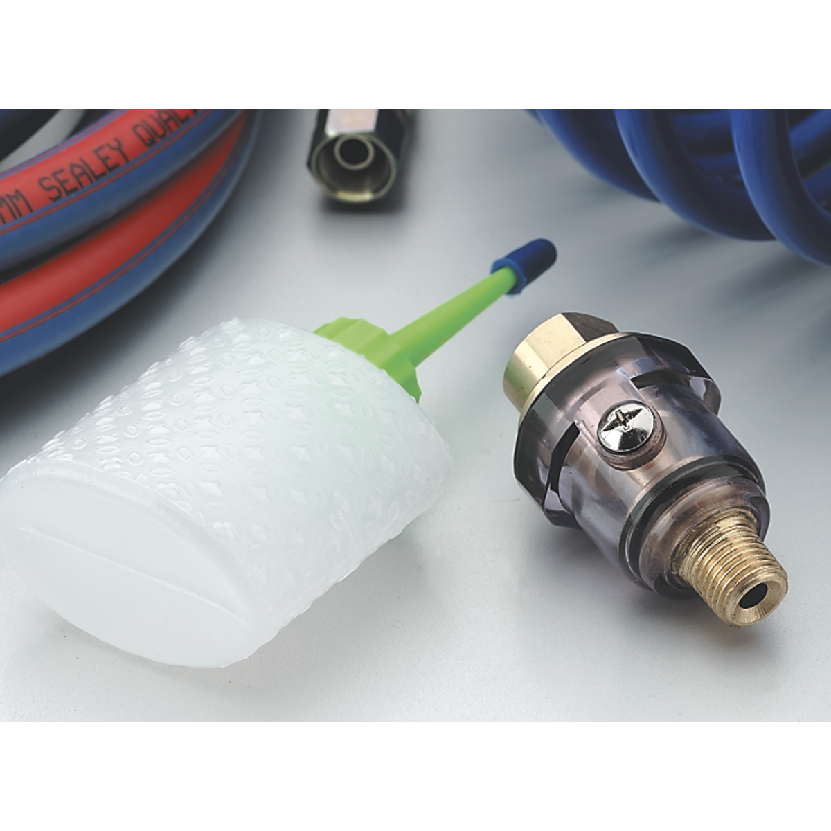 Sealey Mini Oiler For 1/4" BSP Inlet Tools Supplied With Filler Bottle SA111
