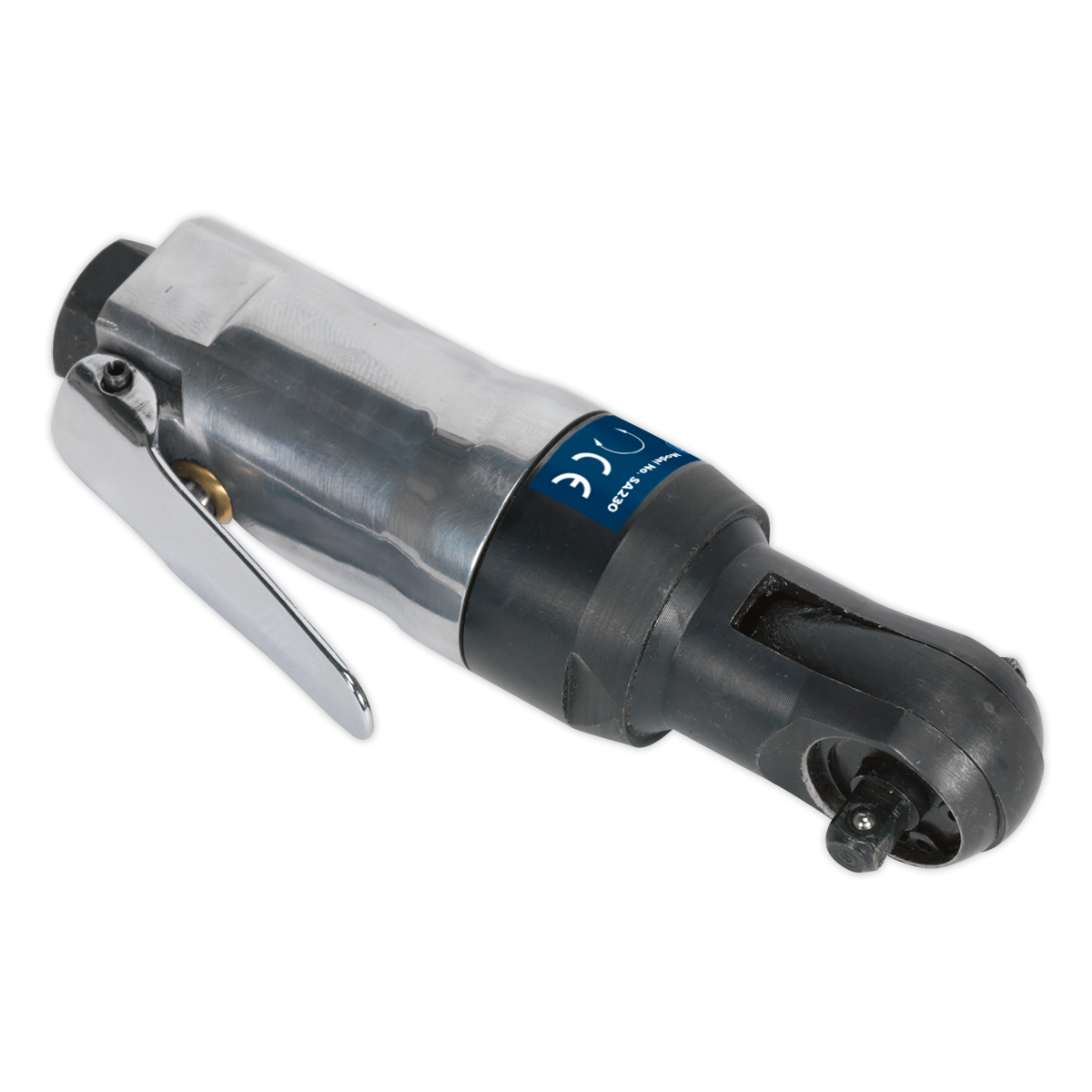 Sealey Ultra-Compact Air Ratchet Wrench 1/4" Square Drive Super Stubby SA230