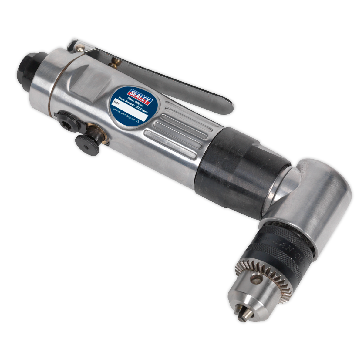 Sealey Ø10mm Air Angle Drill Reversible With 90° Planetary Gearbox SA26