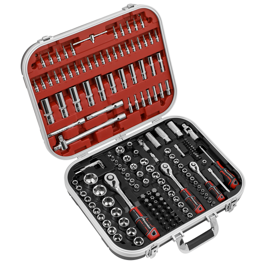 Sealey Socket Set 172 Pieces 1/4" 3/8" 1/2" Square Drive WallDrive AK7981