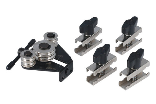 LASER 8568 Brake Pipe Bender & Clamp Set Steel Triple Roller T-Bar Tool
