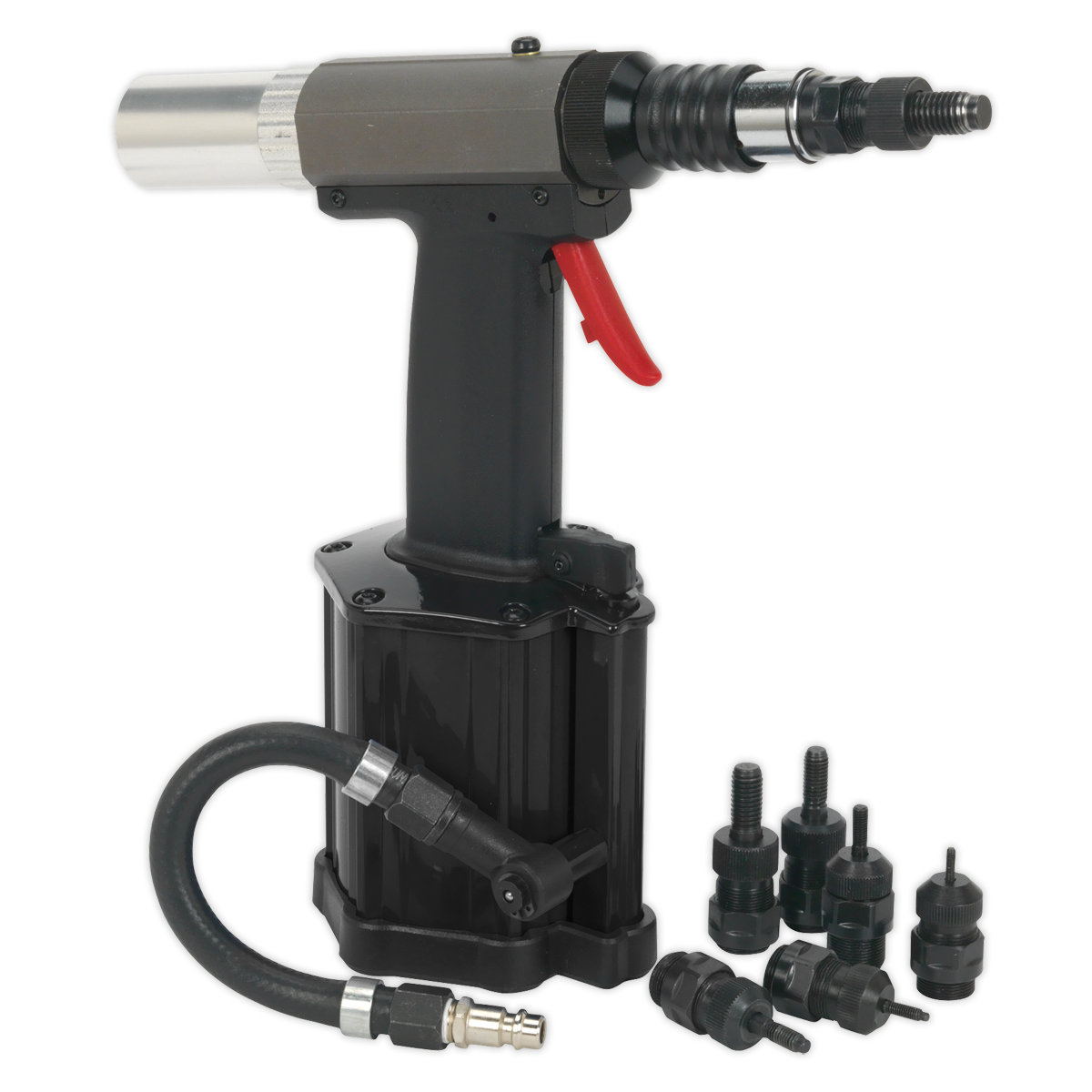 Sealey Air Hydraulic Nut Riveter Heavy Duty Vacuum System Trigger Operated SA317