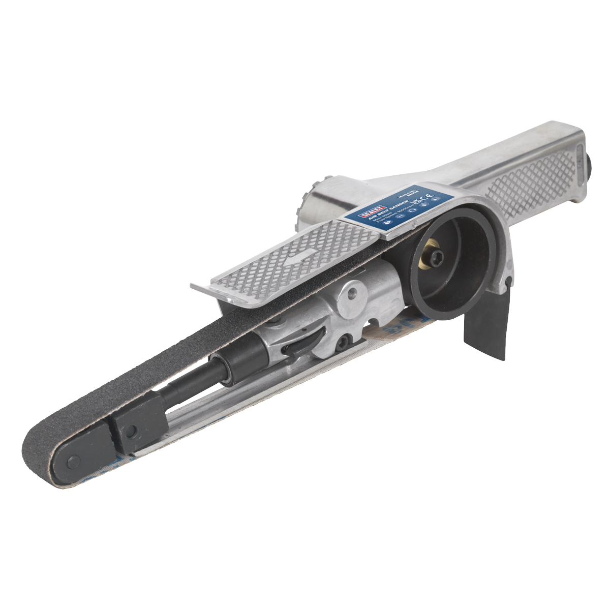 Sealey Air Belt Sander One-Handed Trigger Operation 20mm 16000RPM SA354