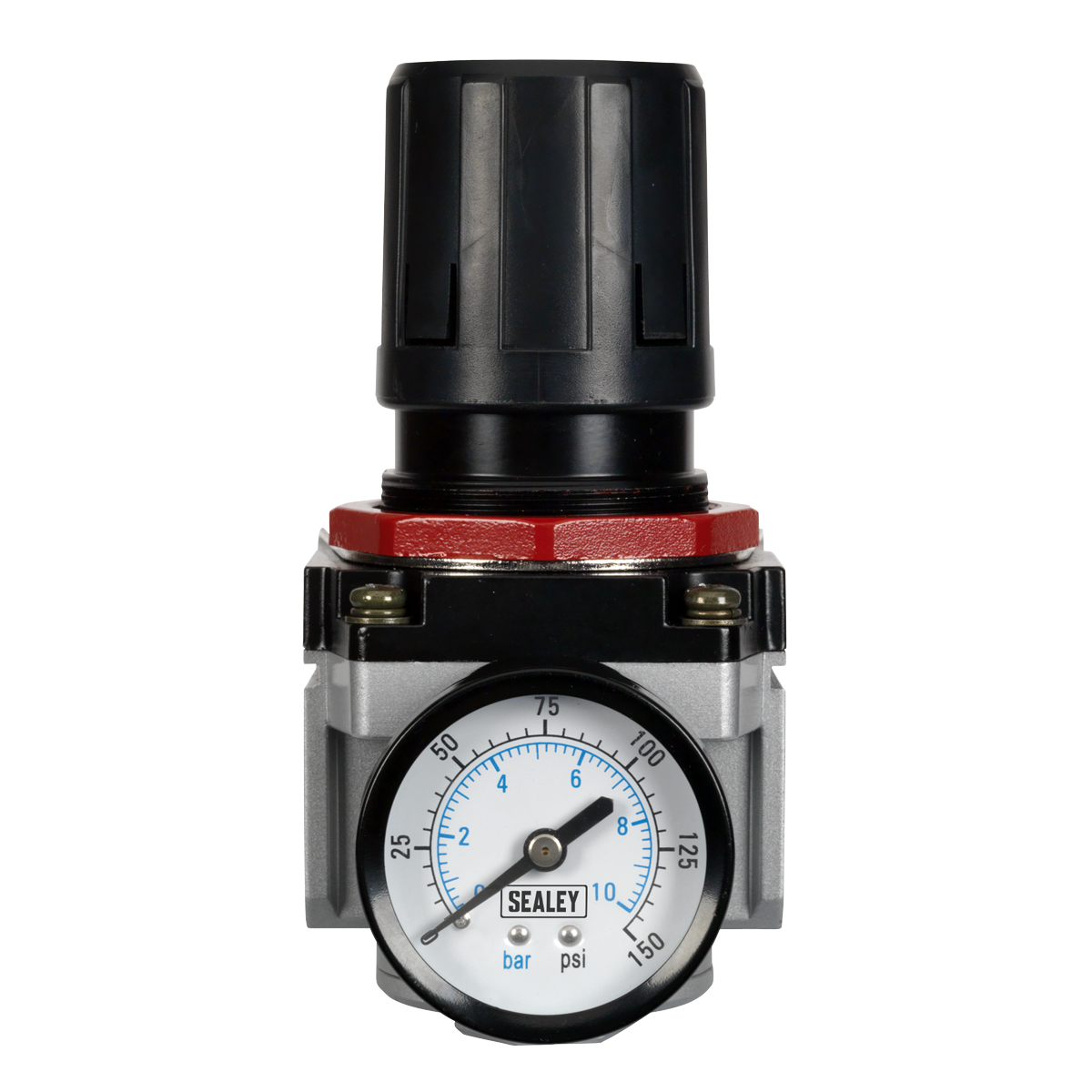 Sealey Air Regulator With Locking Control Knob & Gauge - High Flow SA4001R