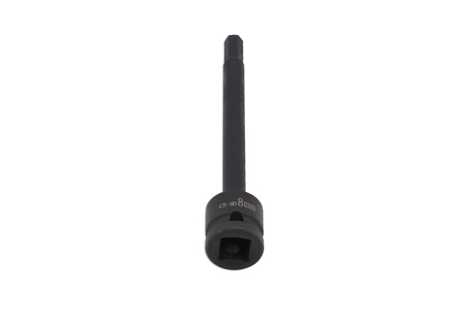 LASER 8584 Screwdriver Allen Key Impact Hex Bit 8mm 1/4" Drive Chrome Molybdenum