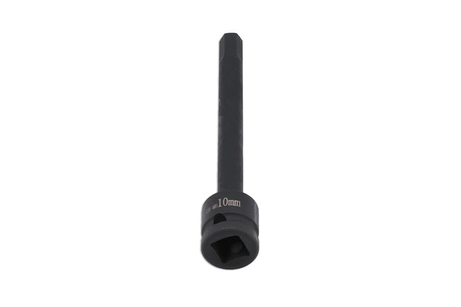 LASER 8585 Screwdriver Allen Key Impact Bit 10mm 1/4" Drive Chrome Molybdenum