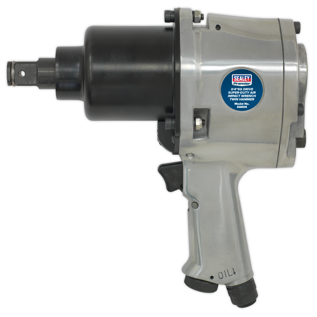 Sealey Air Impact Wrench 3/4" Square Drive Super-Duty Heavy Twin 6500 RPM SA604