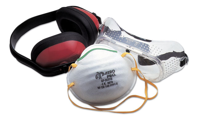 LASER 2934 Safety Kit 3 Pcs Personal Protection Goggles Mask Ear Defenders