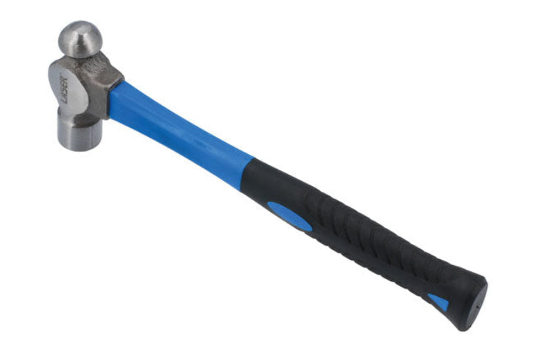 LASER 8605 Ball Pein Hammer 16oz Fibreglass Shaft Shock Absorbing Grip