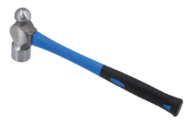 LASER 8607 Ball Pein Hammer 32oz Fibreglass Shaft Shock Absorbing Grip