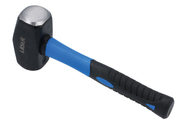 LASER 8610 3lb Club Hammer Heat Treated Carbon Steel Head Shock Absorbing Grip