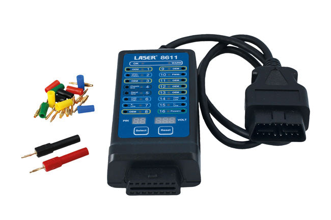 LASER 8611 OBD Breakout Box Signal Detector For 12V 24V Vehicle Diagnostics