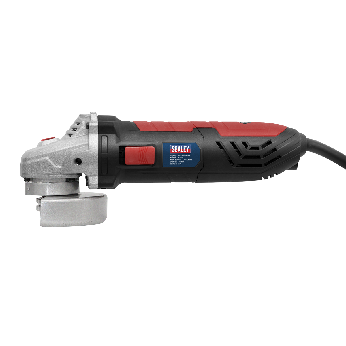 Sealey 230V 115mm 900W Angle Grinder With Built-In LED Power Indicator SAG115