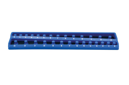 LASER 8634 Twist Lock Socket Set 28 Pieces 1/2" Drive 10mm-23mm Tray Hand Tool