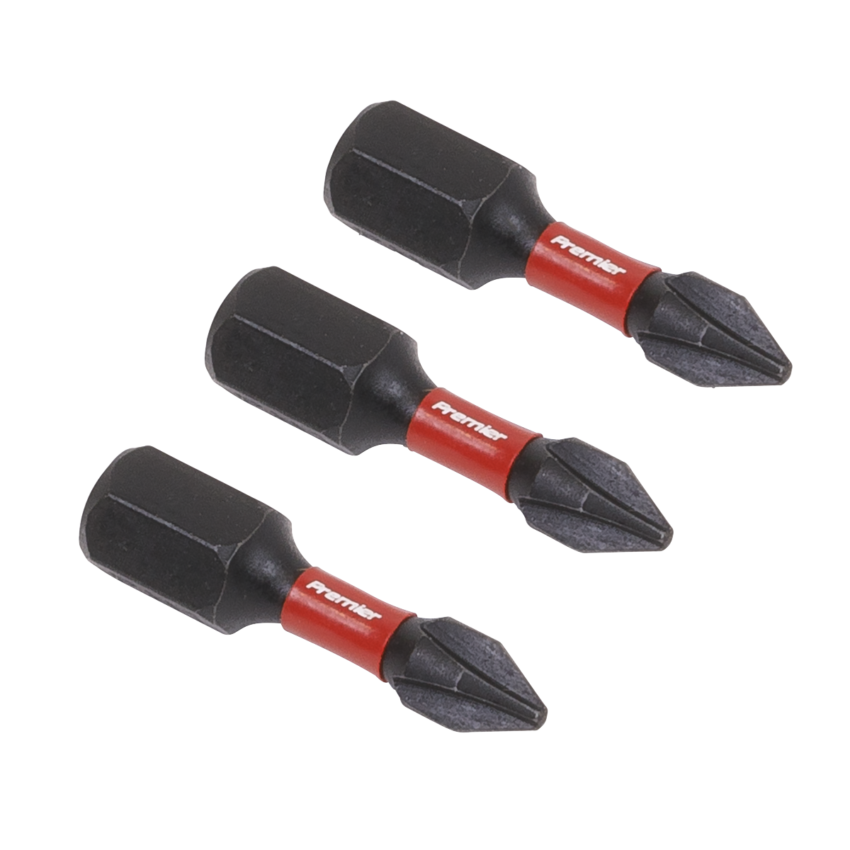 Sealey Phillips #1 Impact Power Tool Bits Forged From S2 Steel 25mm 3 Pcs AK8204