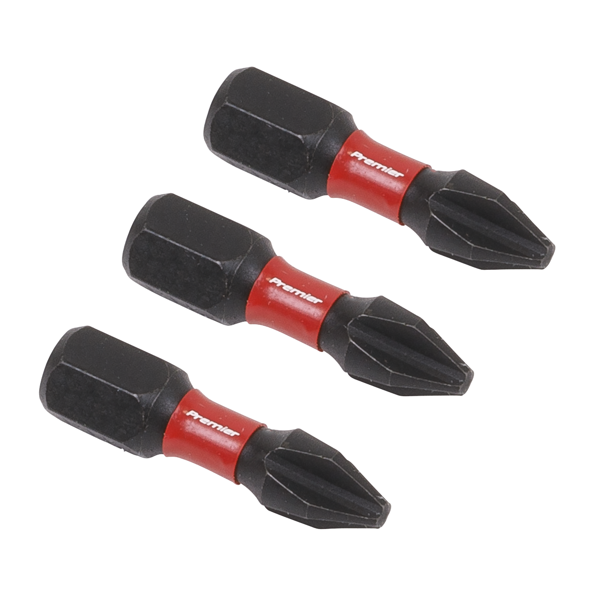 Sealey Phillips #2 Impact Power Tool Bits Forged From S2 Steel 25mm 3 Pcs AK8205