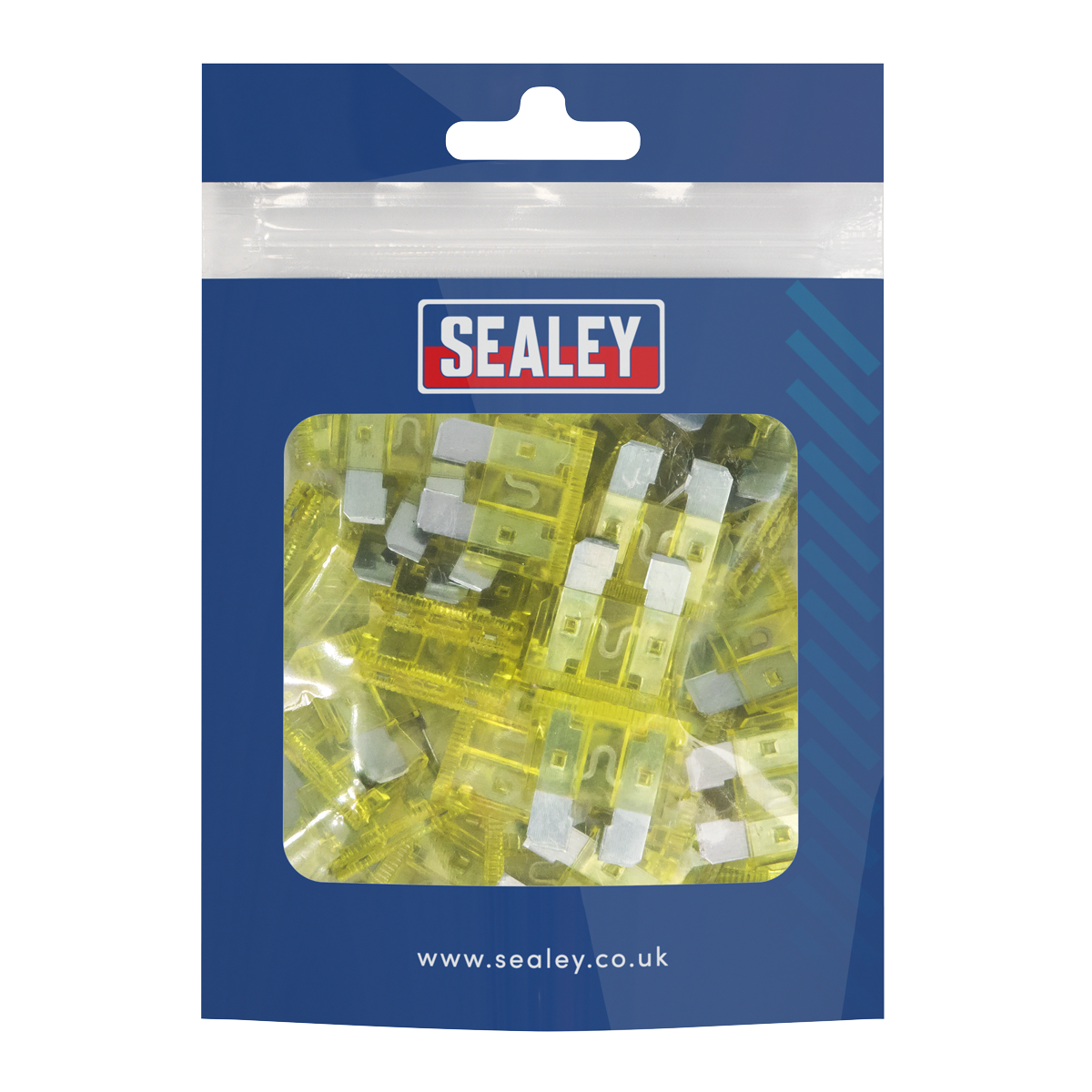 Sealey Automotive Standard Fuse Blade Electrical 20A Pack of 50 Yellow SBF2050