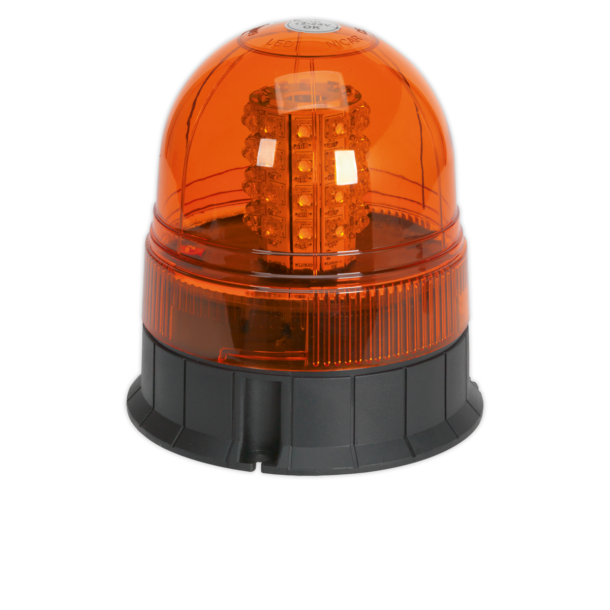 Sealey Warning Beacon LED 12V 24V 3 x 6.5mm Bolt Fixing Emergency Light WB952LED