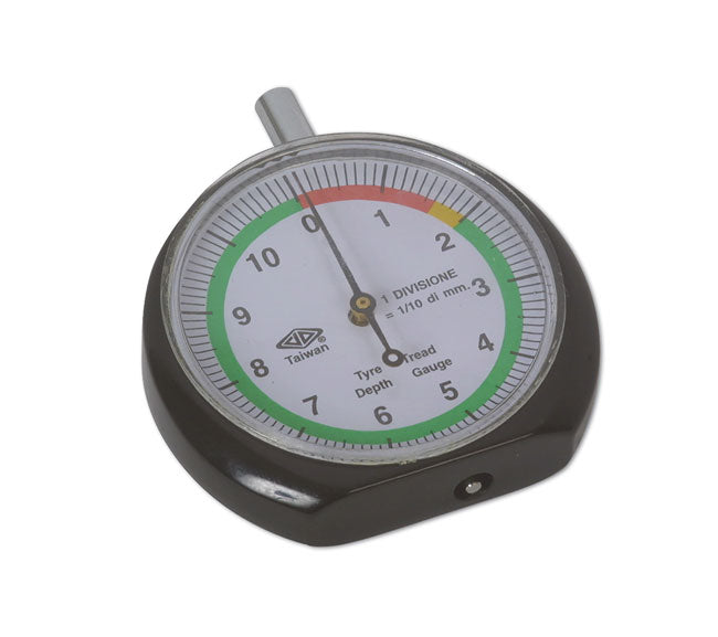 LASER TOOLS 2962 Tyre Tread Depth Gauge Colour Coded Red Yellow Green Tool